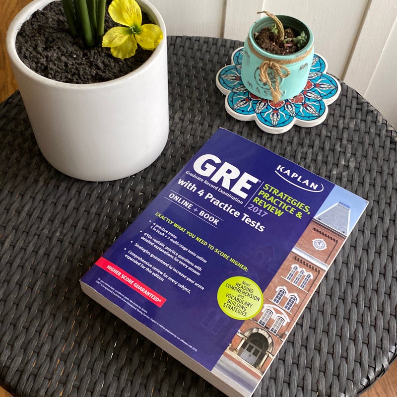 GRE 2017 Strategies, Practice, and Review with 4 Practice Tests