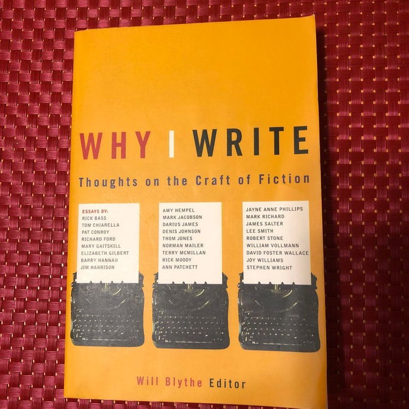 Why I Write