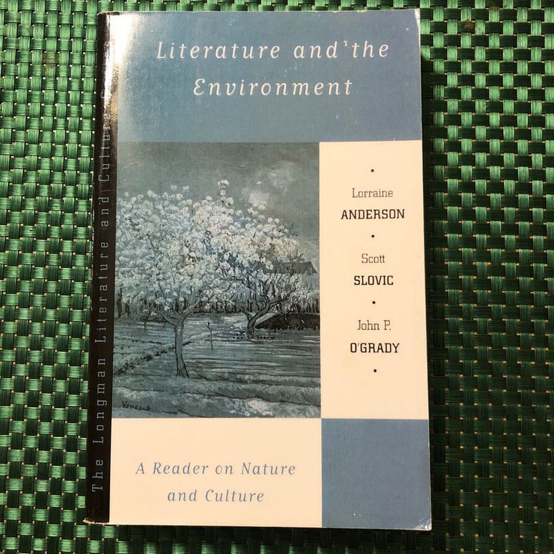 Literature and the Environment