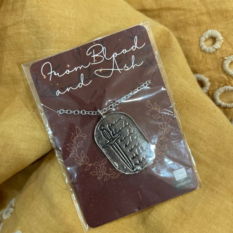 From Blood and Ash Bookish Box Exclusive Necklace 