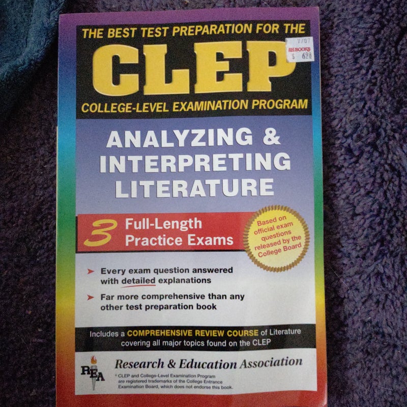 CLEP Analyzing and Interpreting Literature