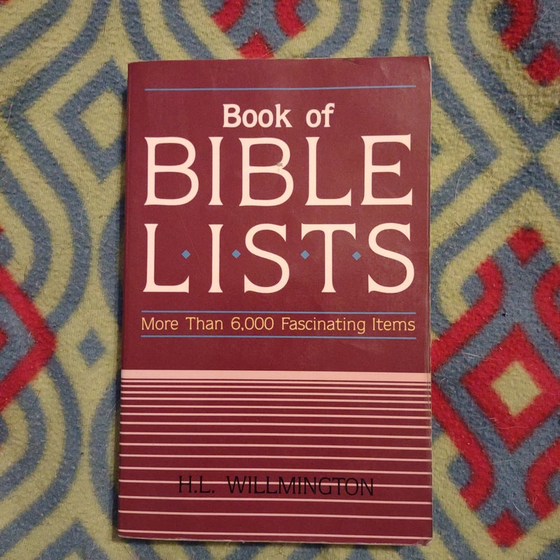 Willmington's Book of Bible Lists