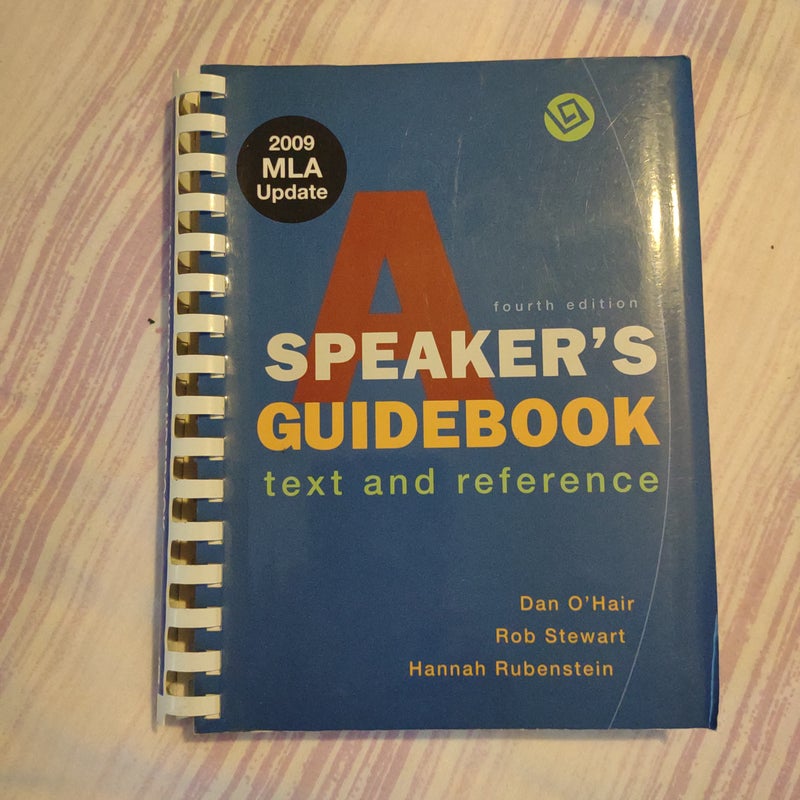 A Speaker's Guidebook