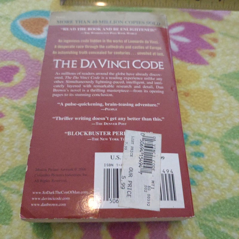 The Da Vinci Code.    (B-0307)