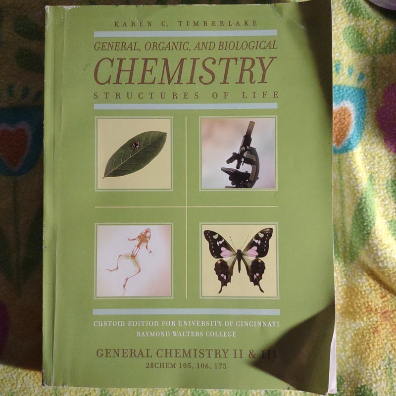 General, Organic, and Biological Chemistry