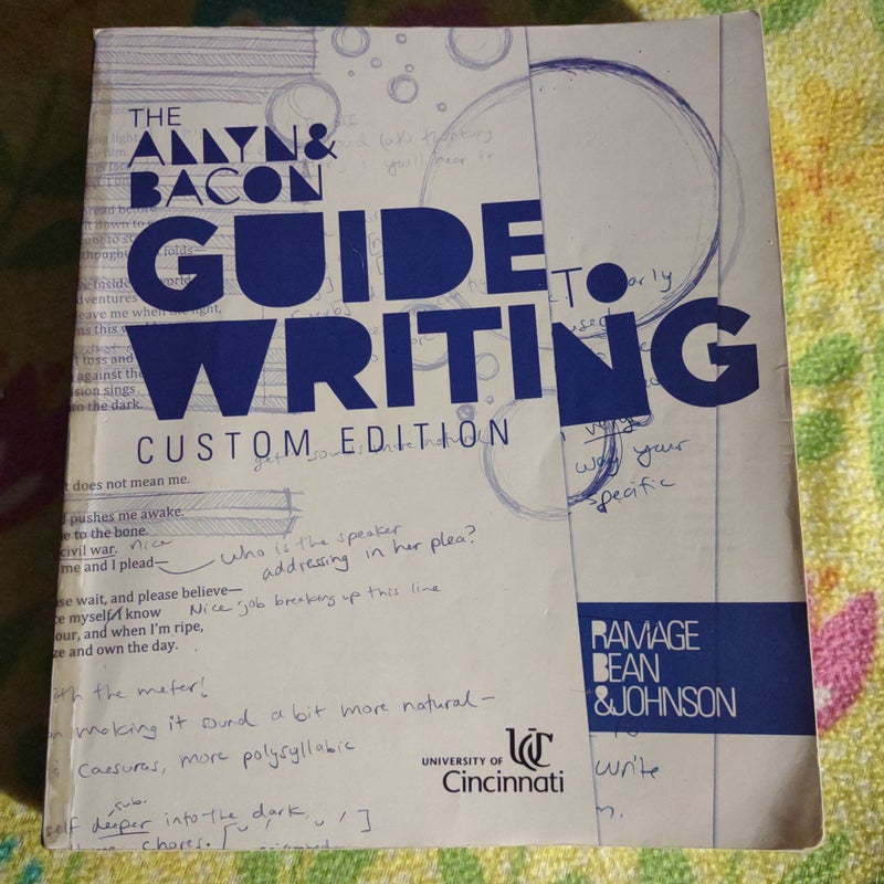 The Allyn & Bacon Guide to Writing