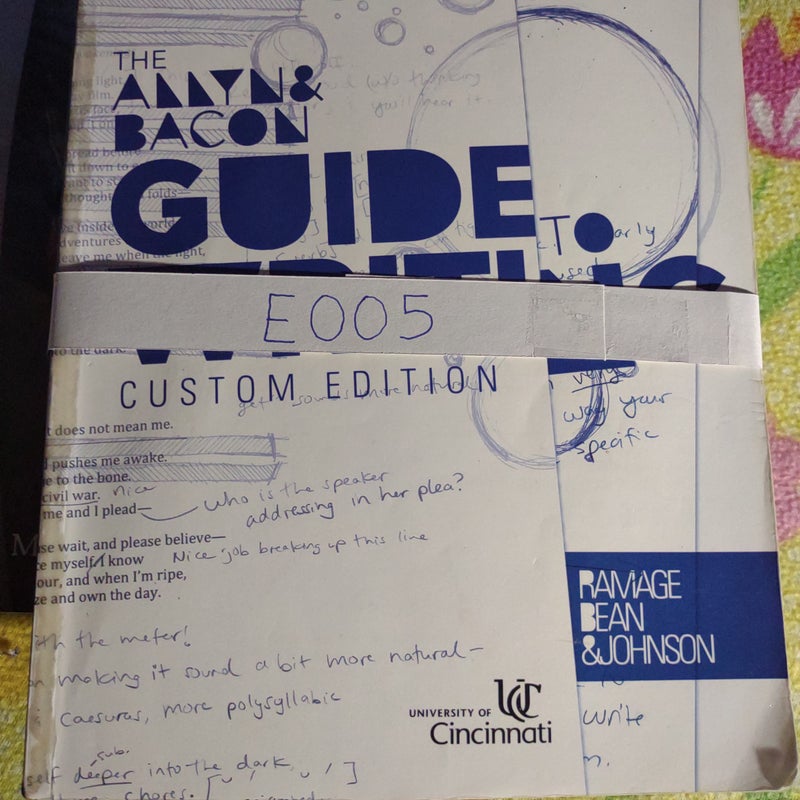 The Allyn & Bacon Guide to Writing