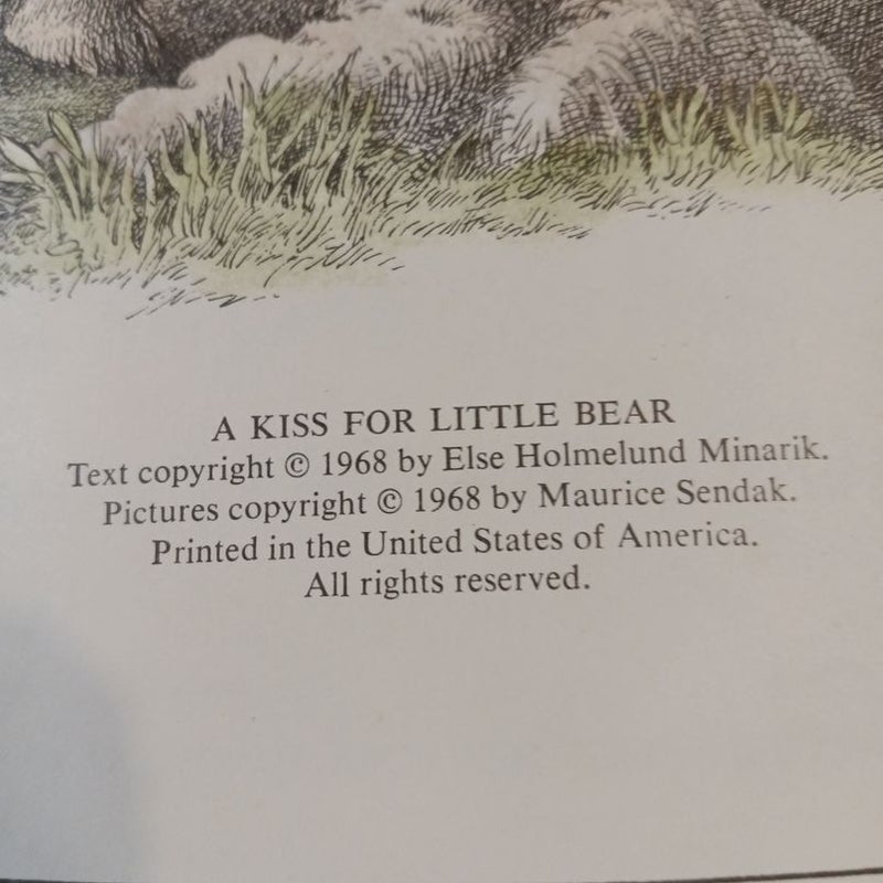 A Kiss for Little Bear (B-0182)