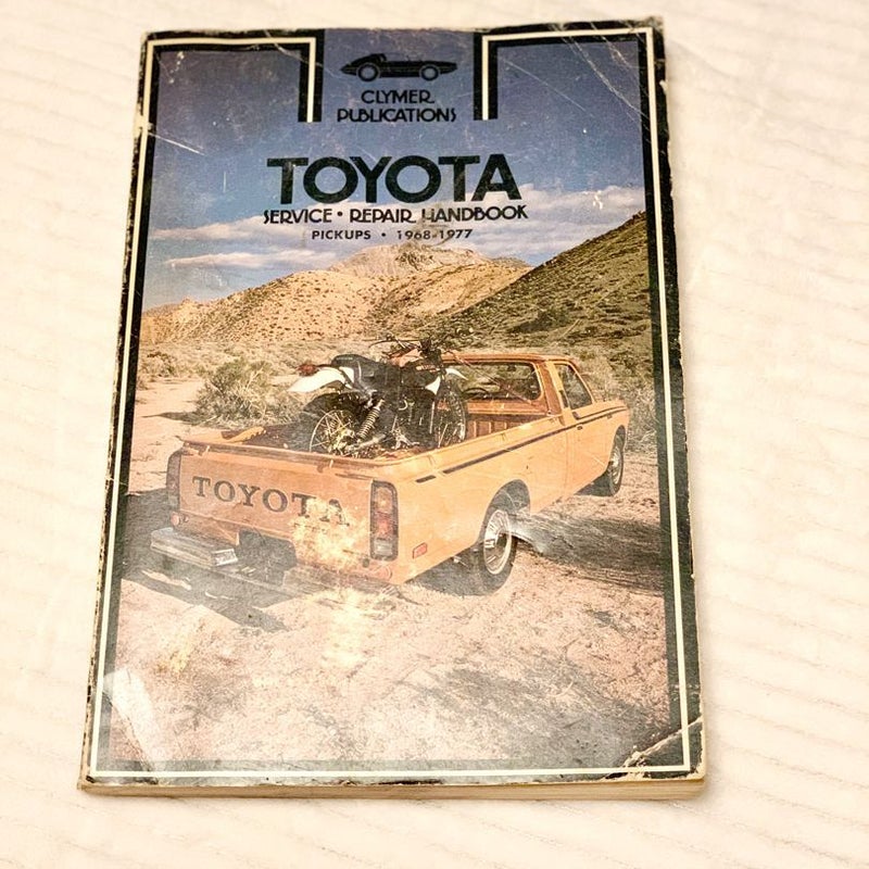 Toyota Service Repair handbook pick ups 1968-1977