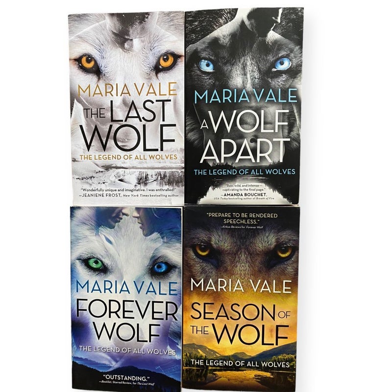 Lot of 4 “The Legend of All Wolves” series