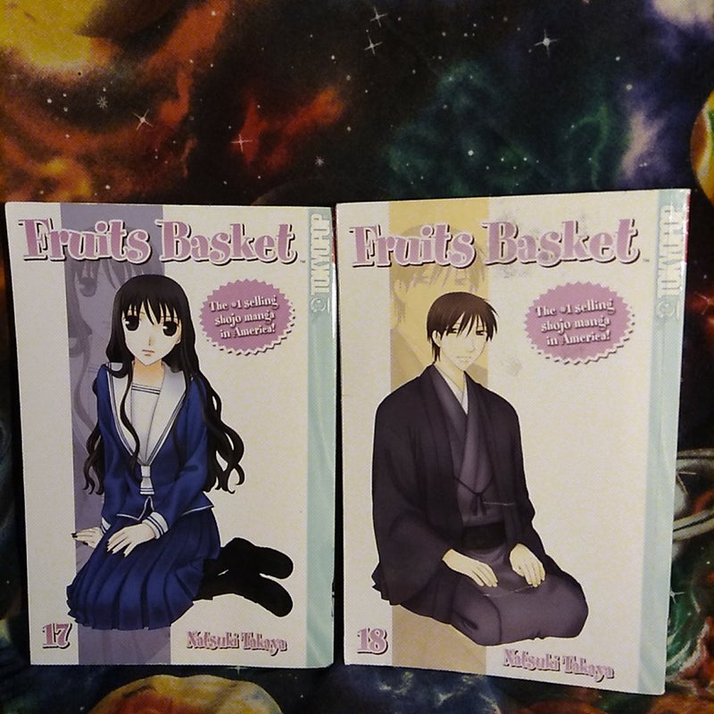 3pc Fruits Basket Manga Graphic Novels 