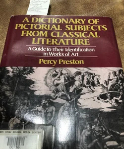 Dictionary of Pictorial Subjects from Classical Literature 