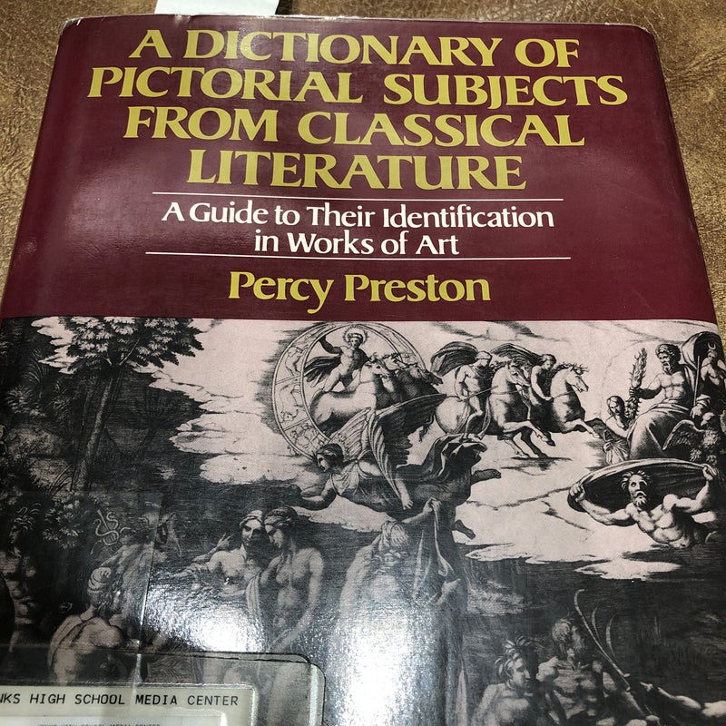 Dictionary of Pictorial Subjects from Classical Literature 