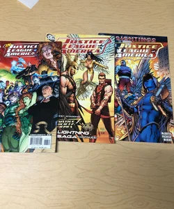 3 Justice League of America comic books