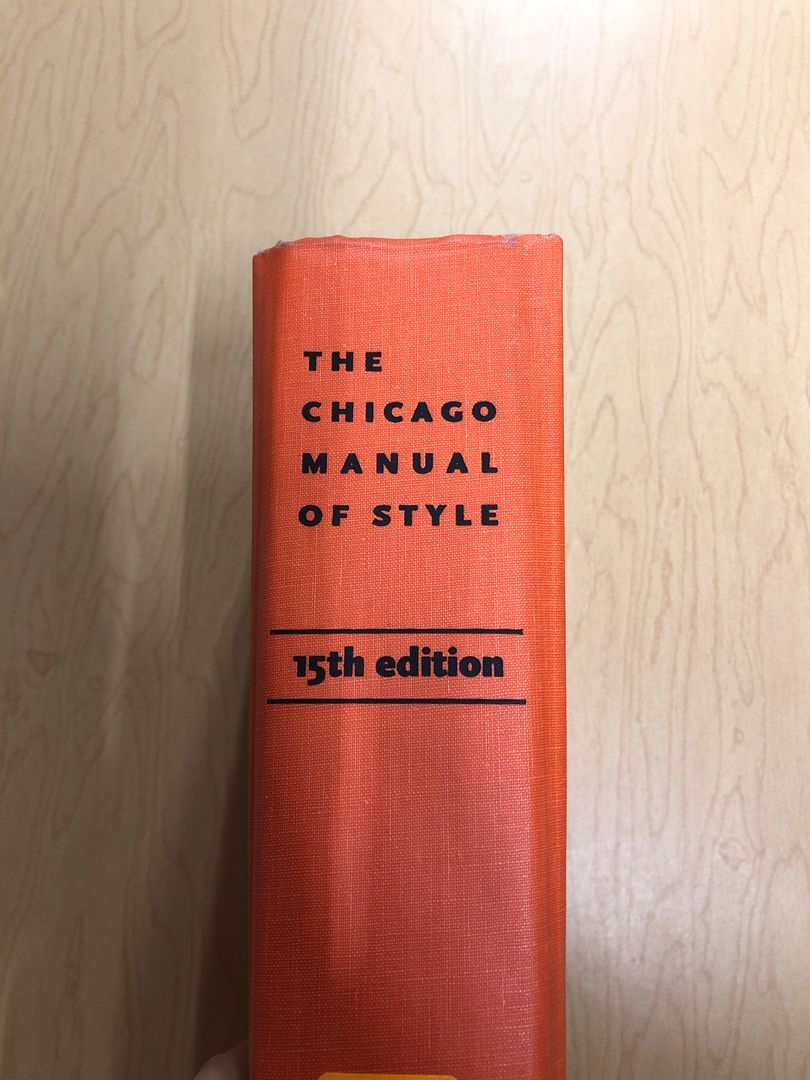 The Chicago Manual of Style