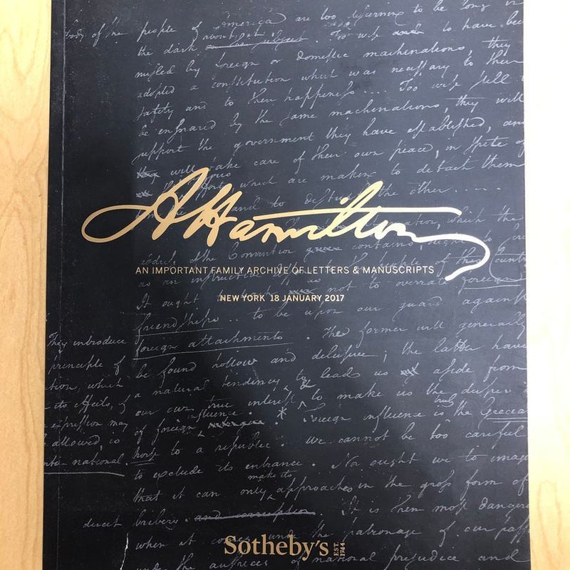 Alexander Hamilton Family Archive of Letters & Manuscripts 