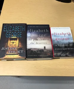 Elizabeth George - 3 Novel Set