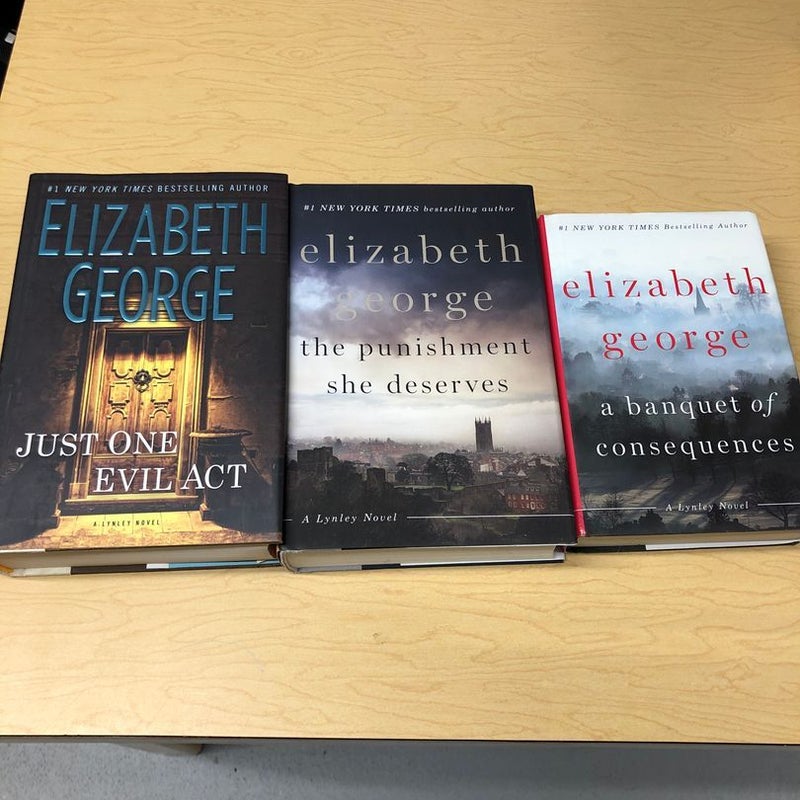 Elizabeth George - 3 Novel Set