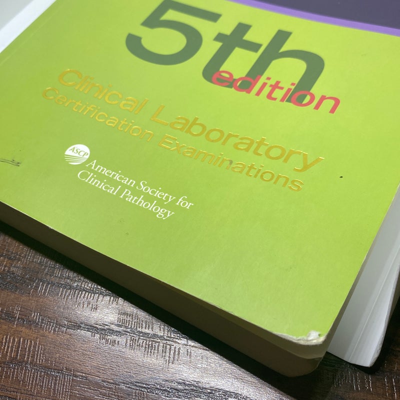 Boc Study Guide for the Clinical Laboratory Certification Examinations