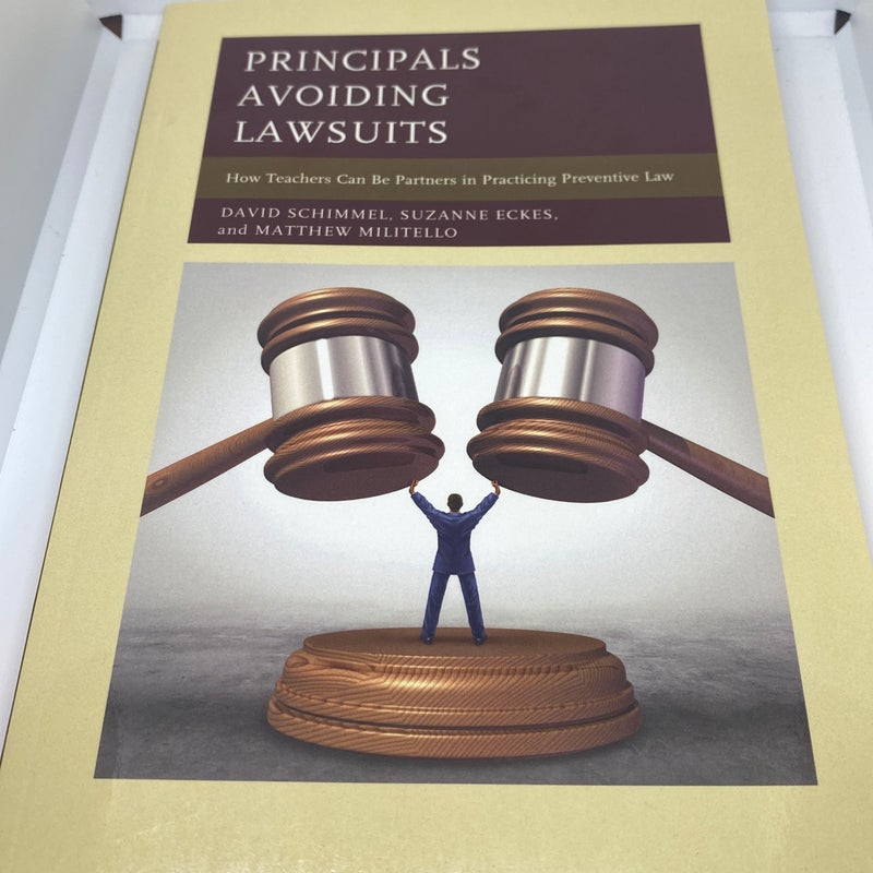 Principals Avoiding Lawsuits