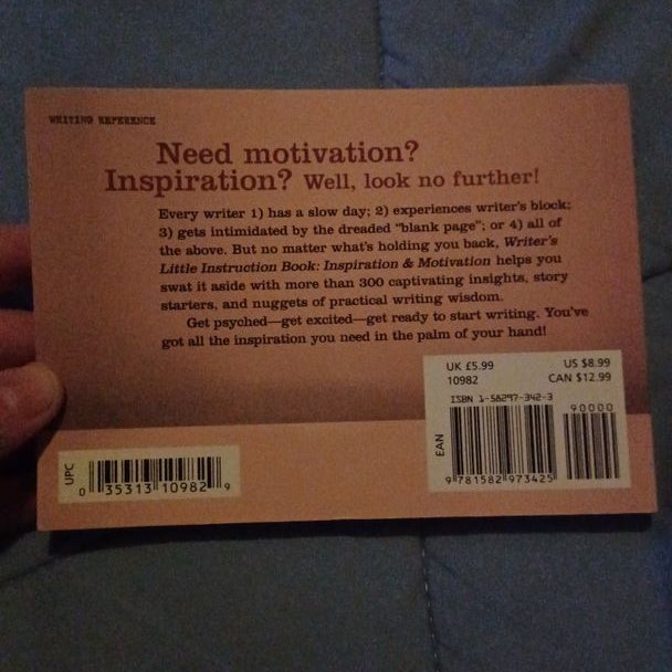 Writers Little Instruction Book Inspiration and Motivation