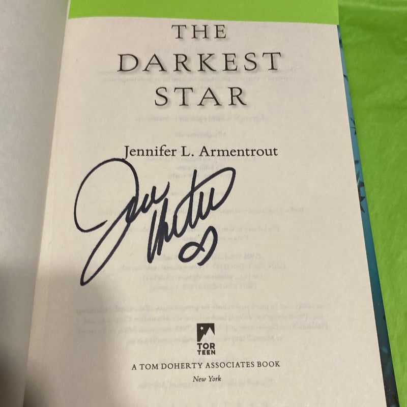 The darkest star autographed