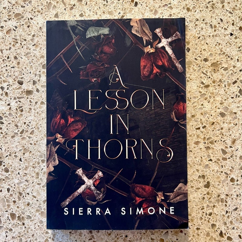 A Lesson in Thorns by Sierra Simone - The Last Chapter Bookshop special edition