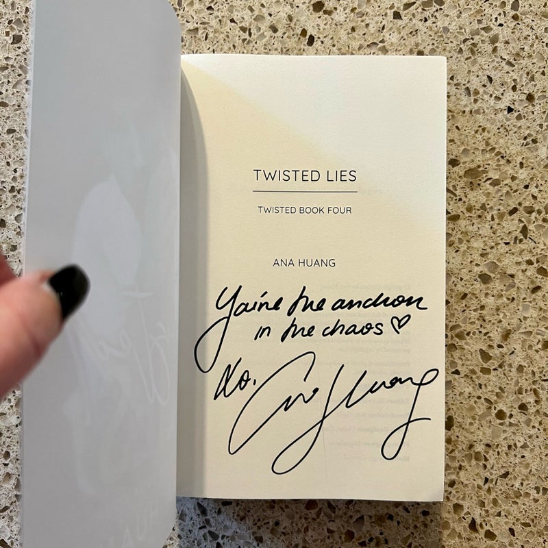 Twisted Lies by Ana Huang SIGNED model edition cover