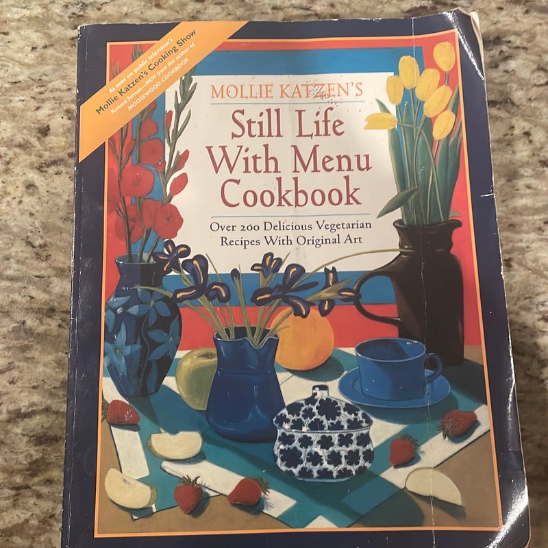 Still Life with Menu Cookbook