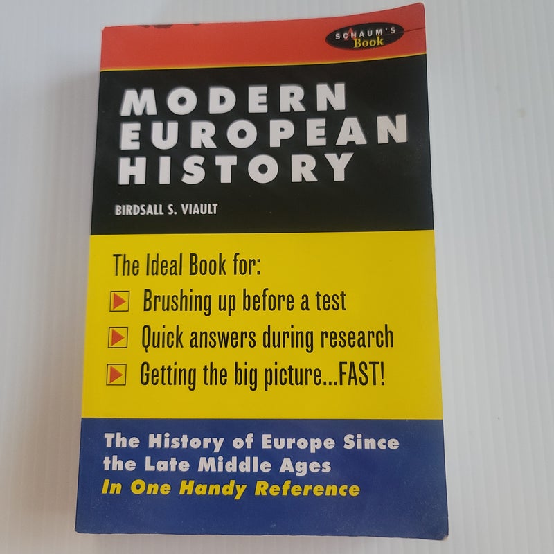 Schaum's Outline of Modern European History