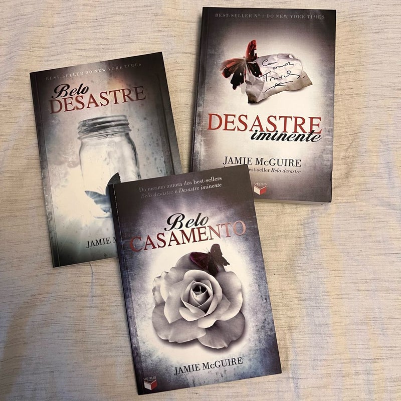 Brazilian Editions of Beautiful Disaster Series Set