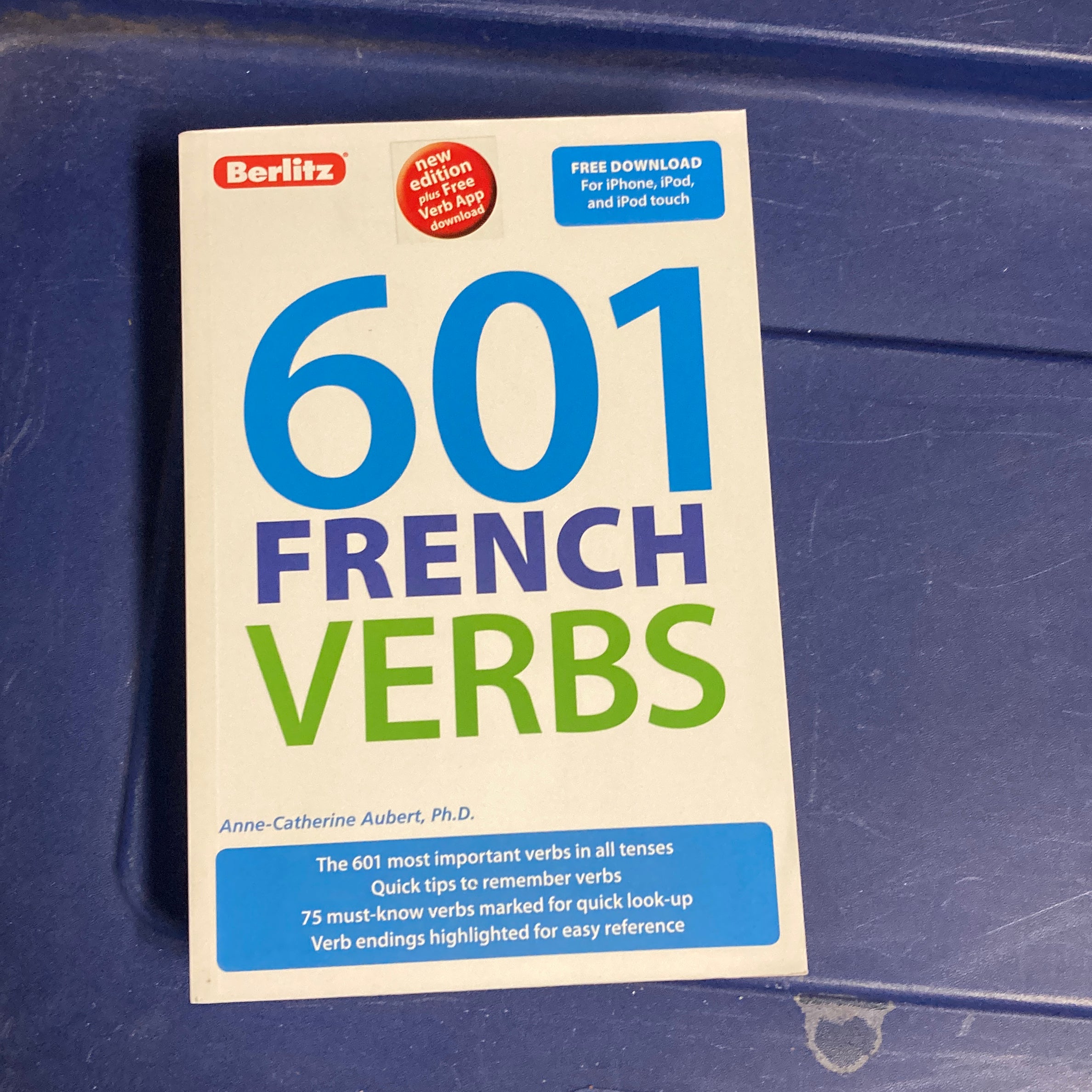 601 French Verbs By Berlitz Berlitz Publishing