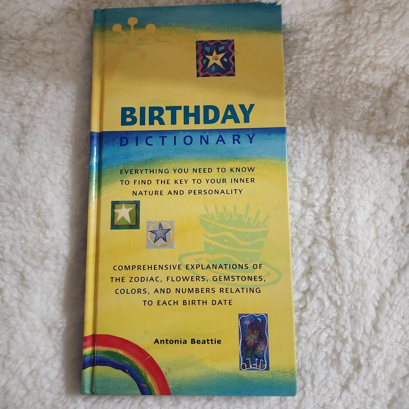 Birthday Dictionary