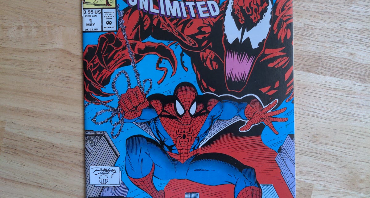 Spider-Man sold unlimited Maximum Carnage Issue #1 Signed