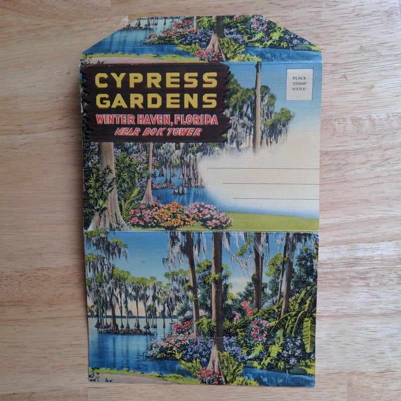 Vintage Postcard Folders - Cypress Gardens, Pikes Peak - Bundle of 2