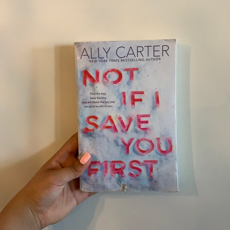 Not if I Save You First (laminated cover)