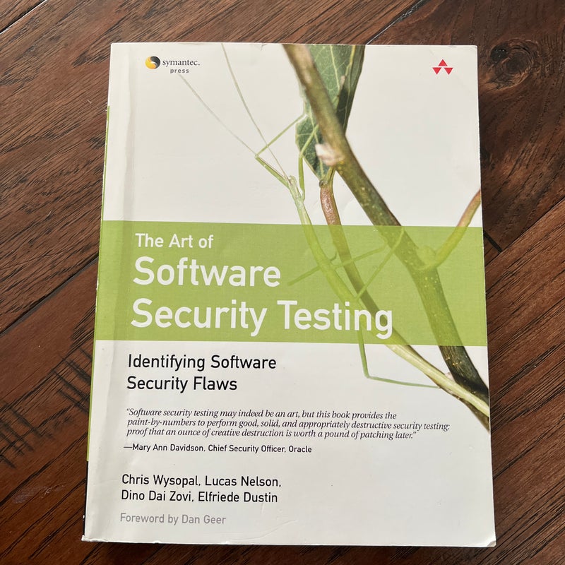 The Art of Software Security Testing
