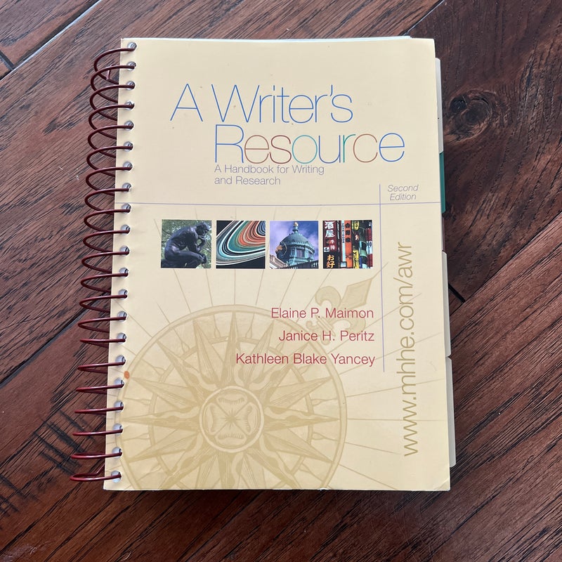 A Writer's Resource (spiral) with Student Access to Catalyst 2. 0