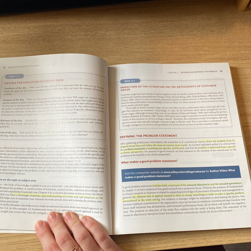 Research Methods for Business