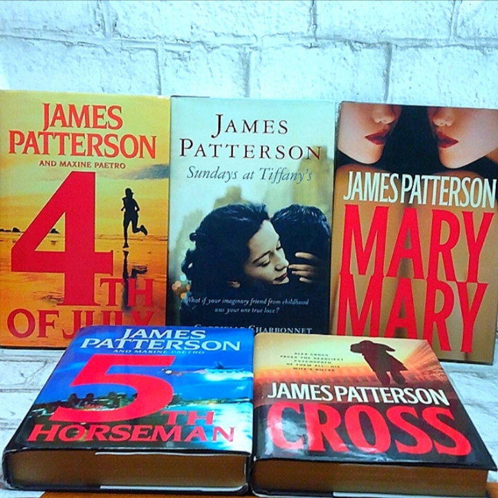 James Patterson books (5)