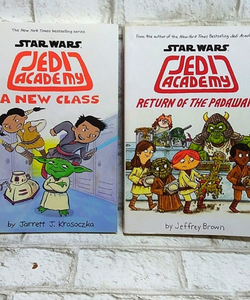 Star wars Jedi Academy books (2)