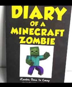 Diary of a Minecraft zombie zombie goes to camp book