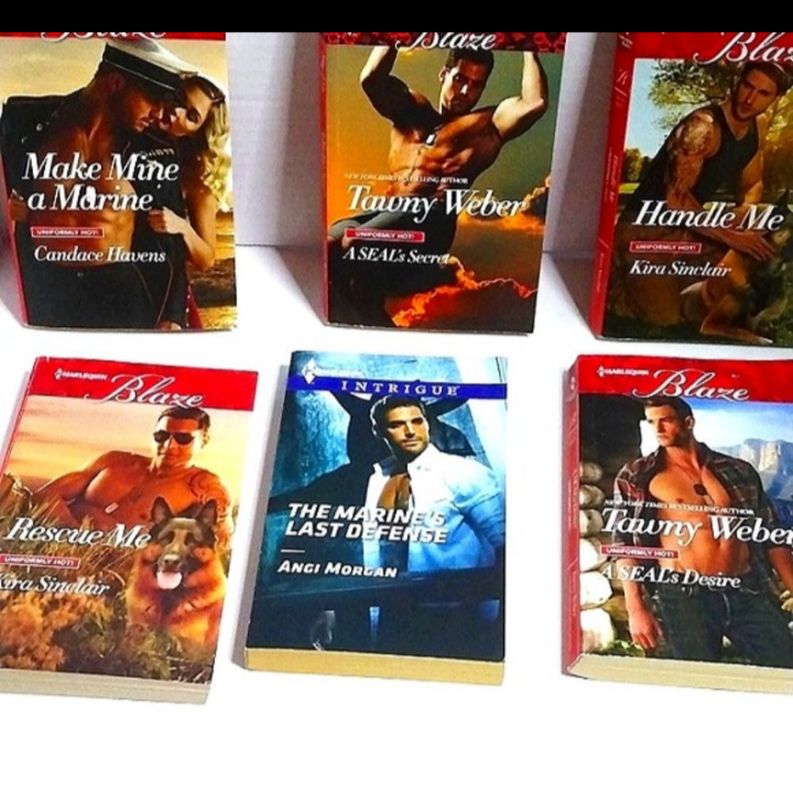 Harlequin books (6)