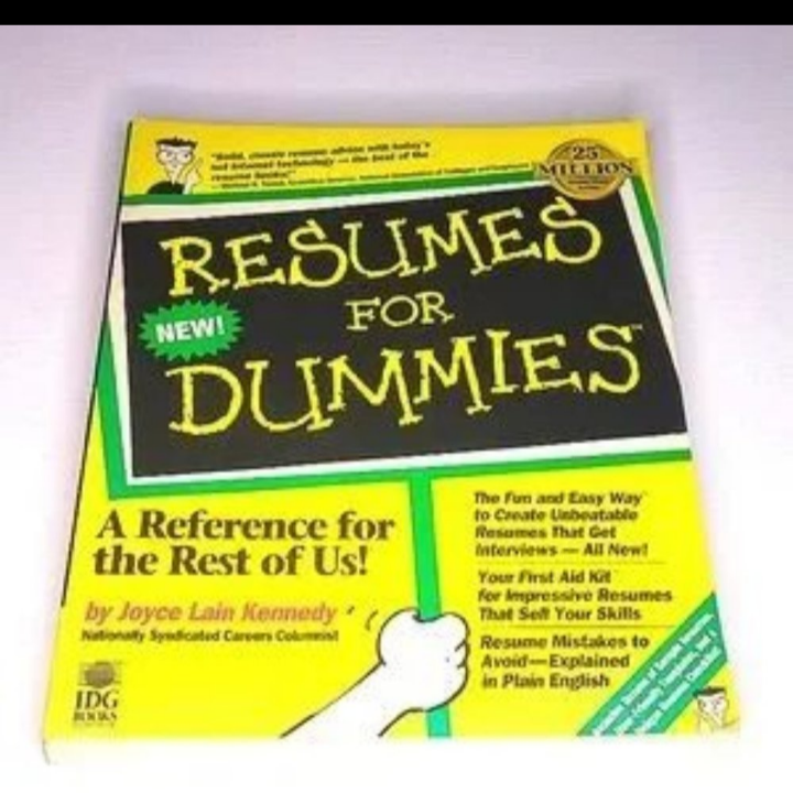 Resume for dummies