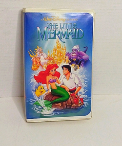 Black diamond Walt Disney the little mermaid VHS 