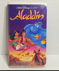 Black diamond Walt Disney Aladdin vhs