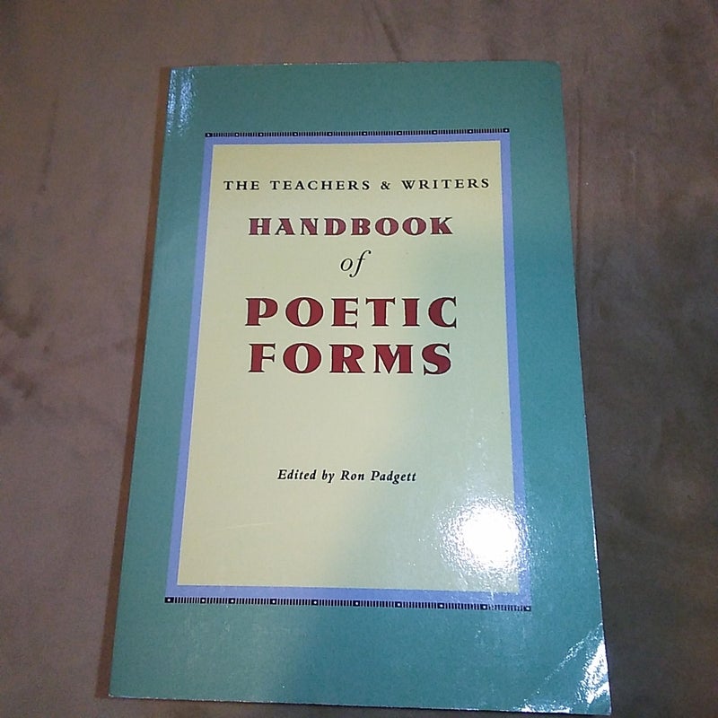 Handbook of Poetic Forms