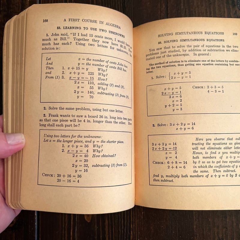 A First Course in Algebra Part 1