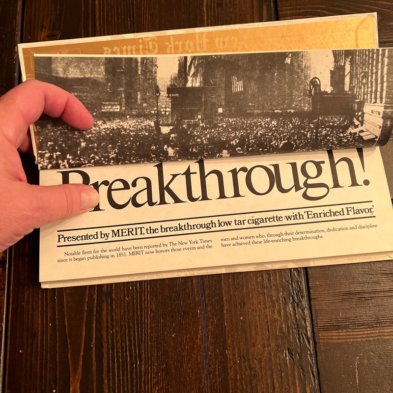 Breakthrough!
