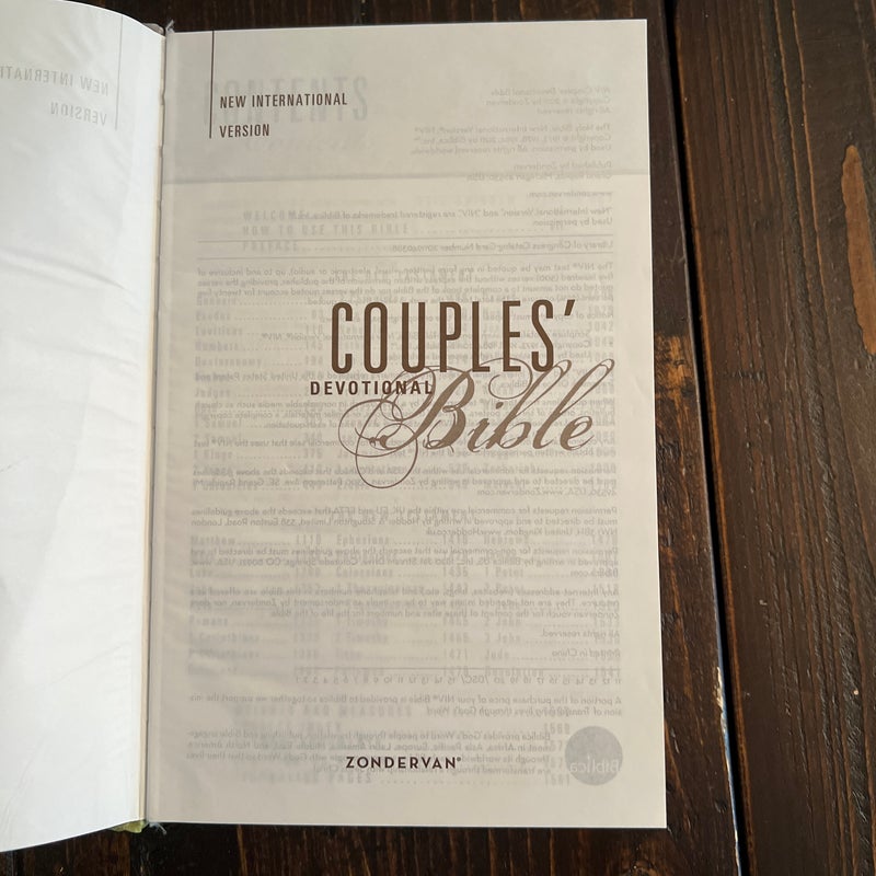Couple’s Devotional Bible